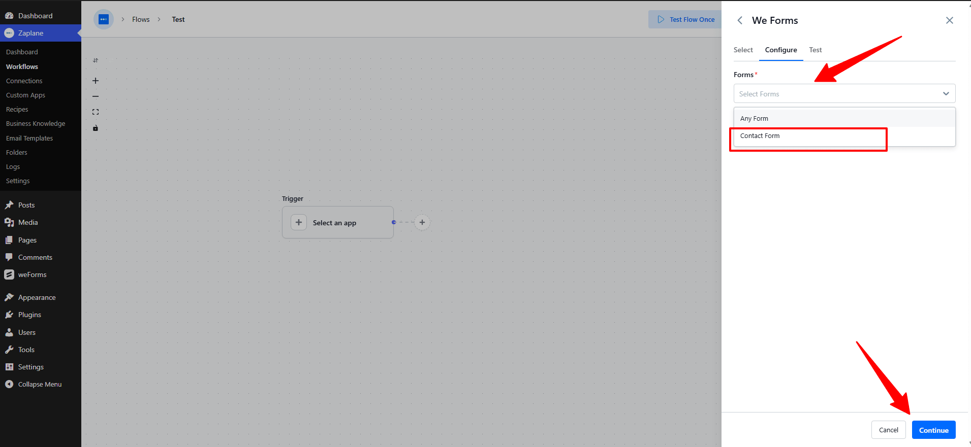 image7 Test and Activate the Workflow
