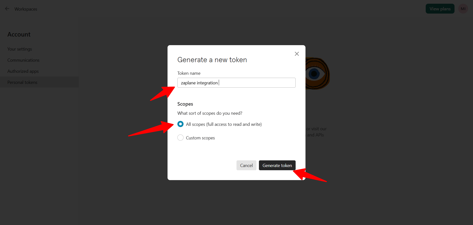 Generate Token Generate Token