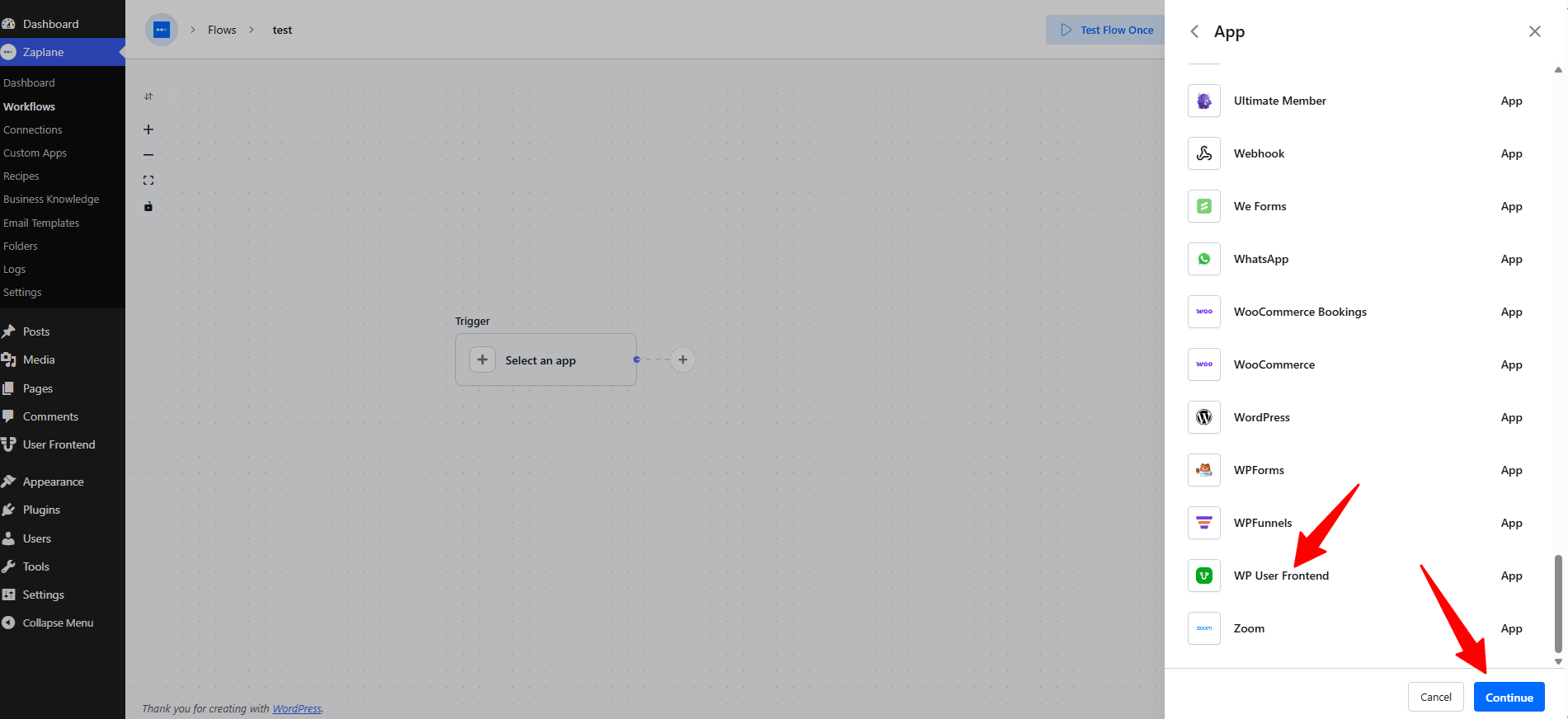 WP User Frontend