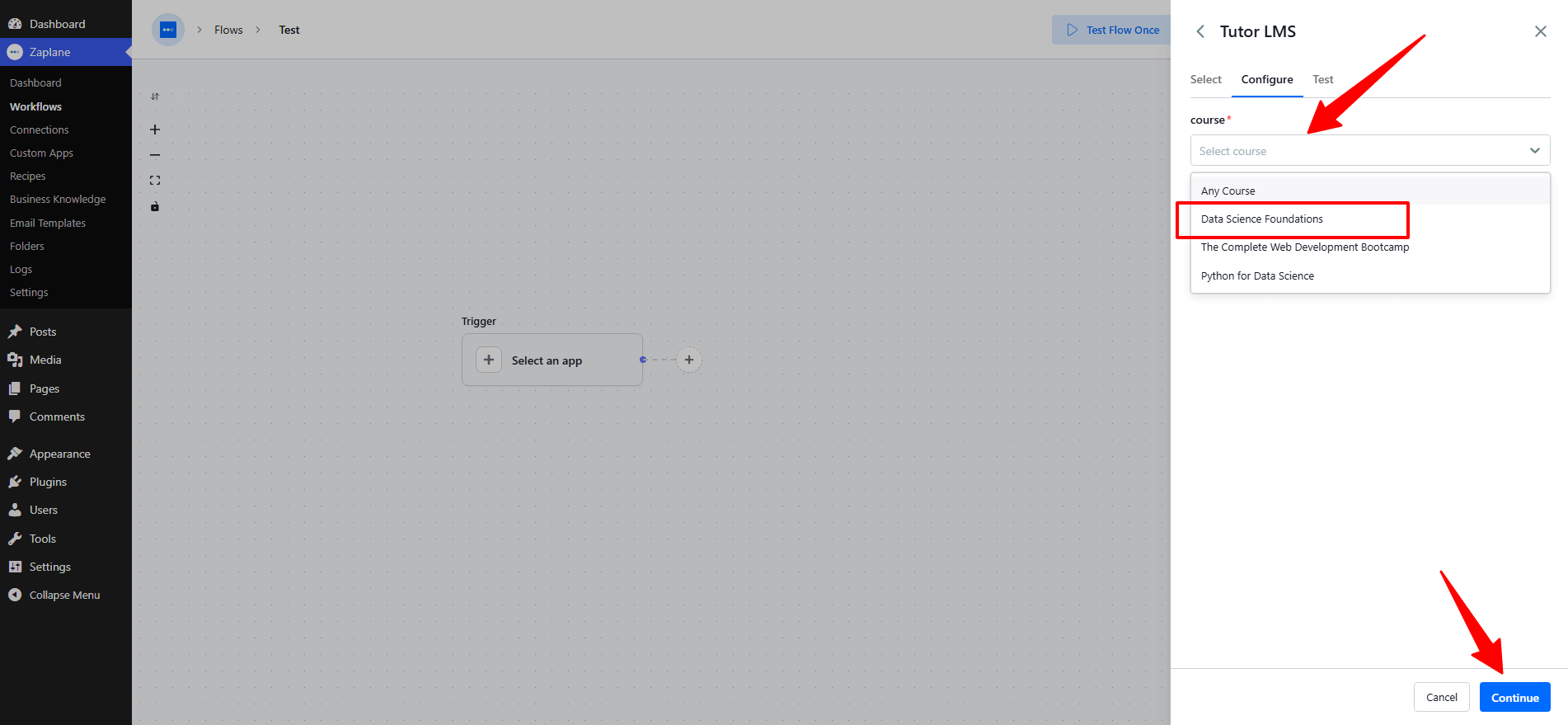 Configure 