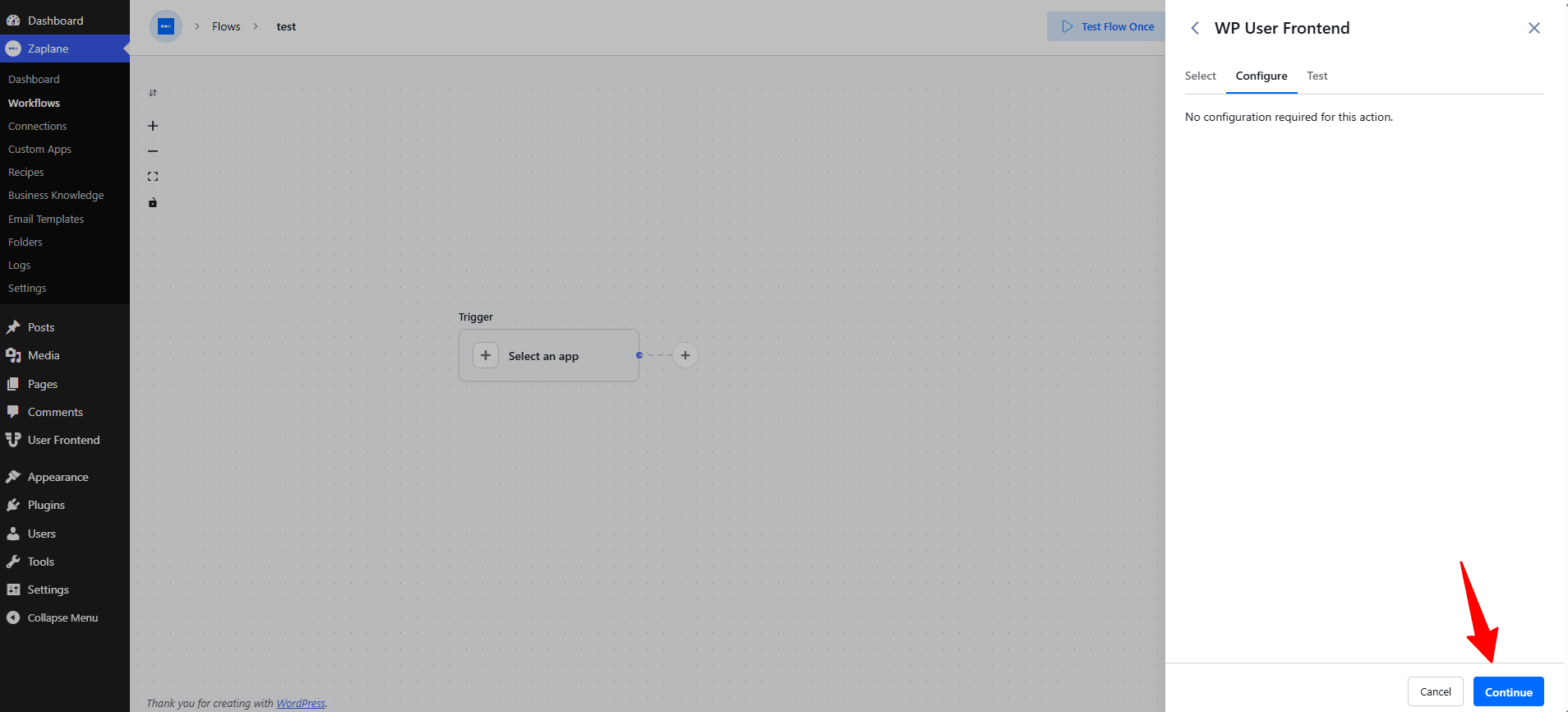 Configure