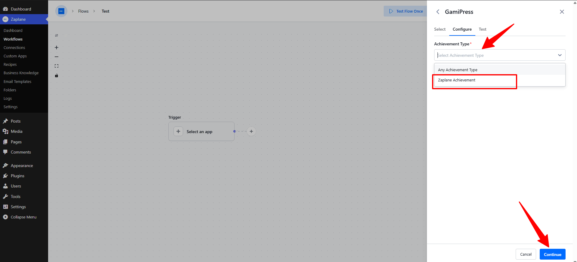 Configure