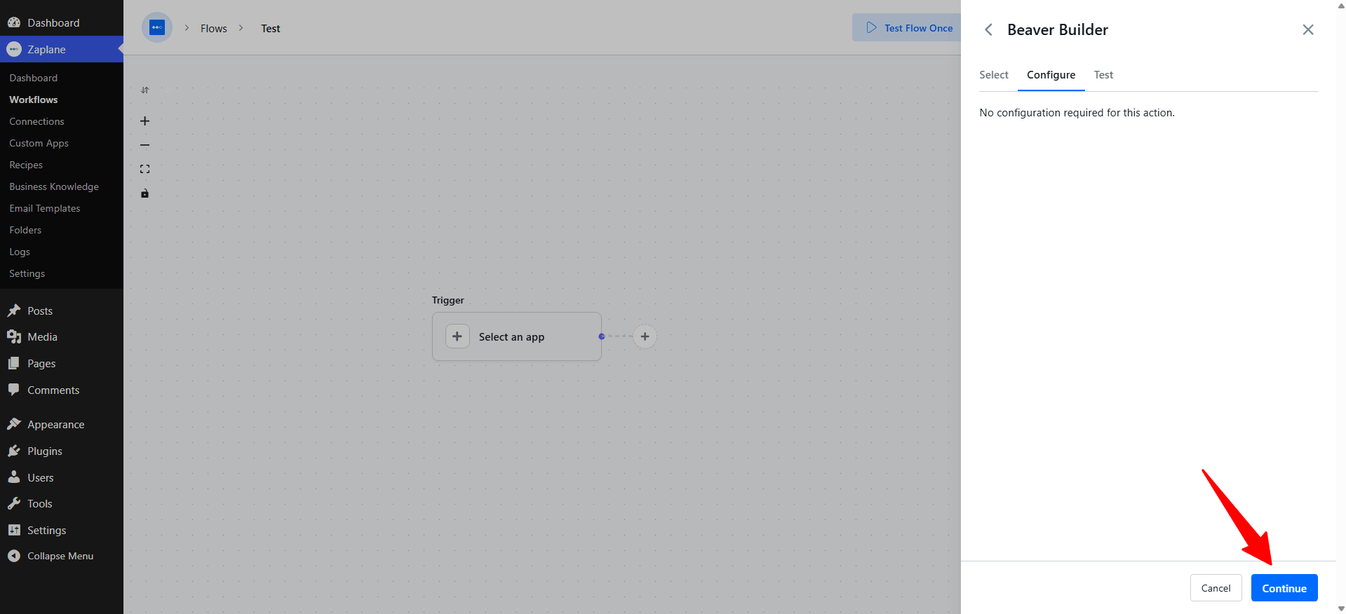 Configure the Trigger Configure the Trigger