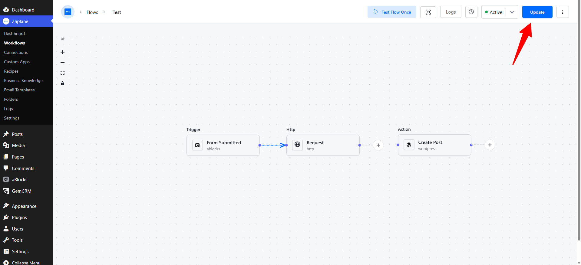 Update and Activate the Workflow Update and Activate the Workflow