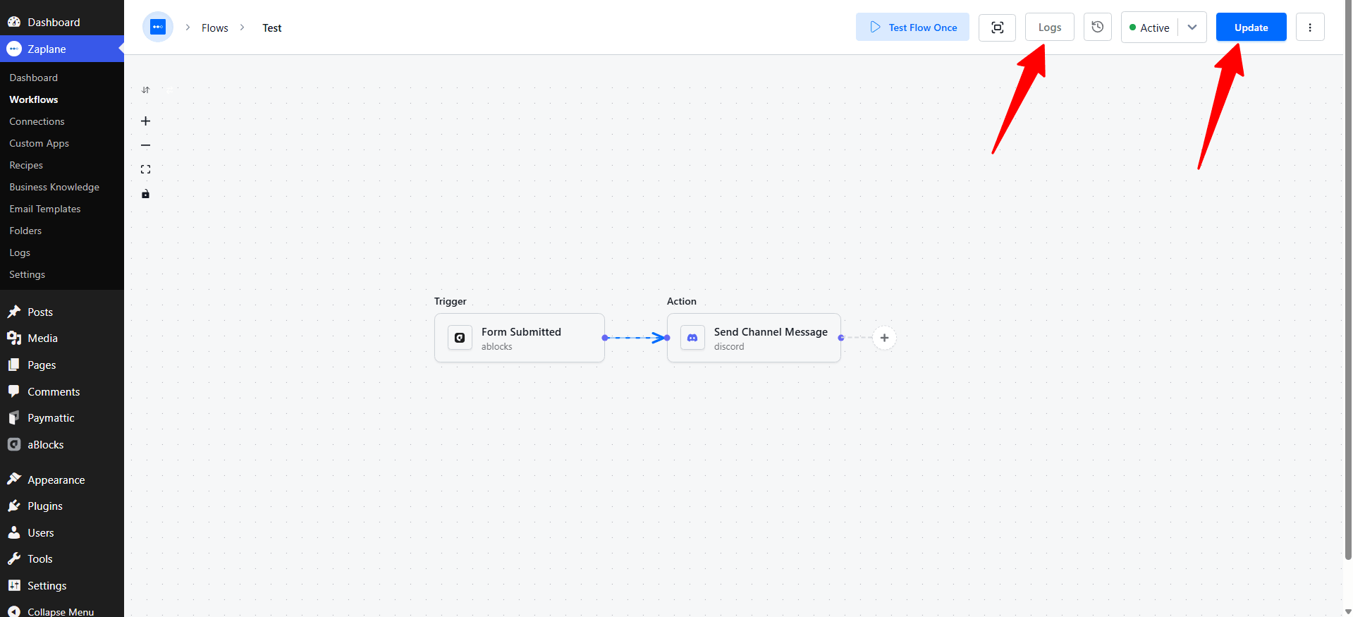 Update and Activate the Workflow Update and Activate the Workflow