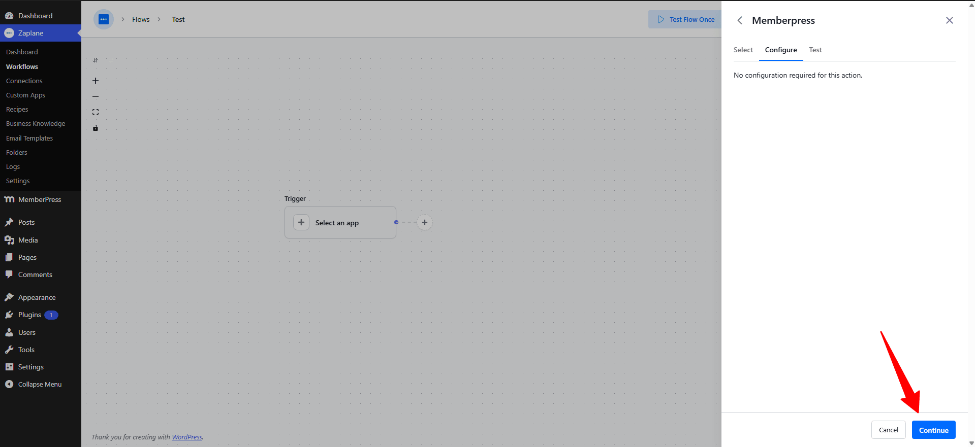 Configure the Trigger Configure the Trigger