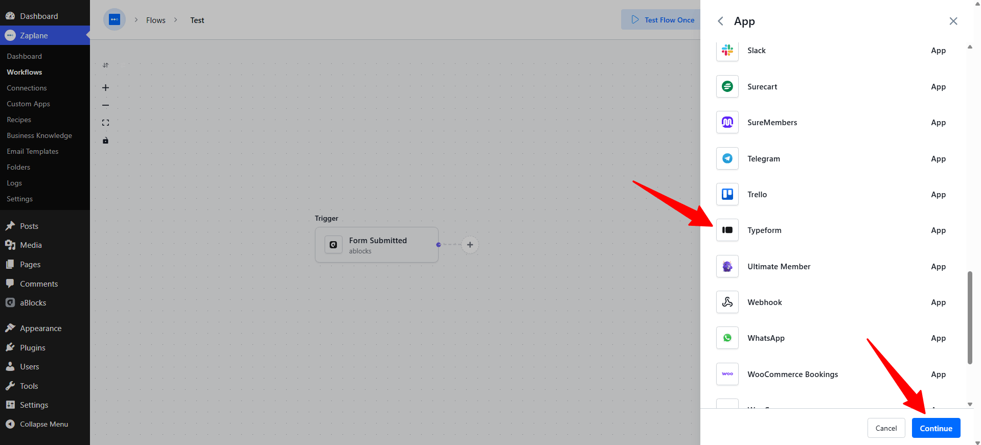 Select Typeform Select Typeform