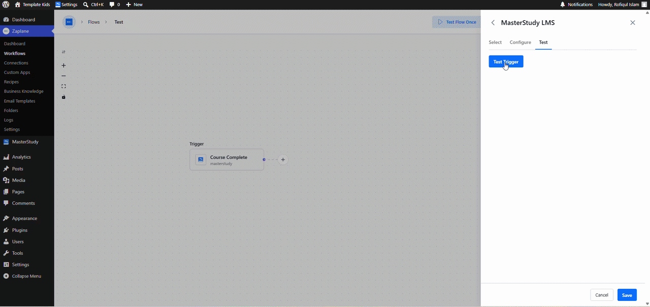 Test and Activate the Workflow Test and Activate the Workflow