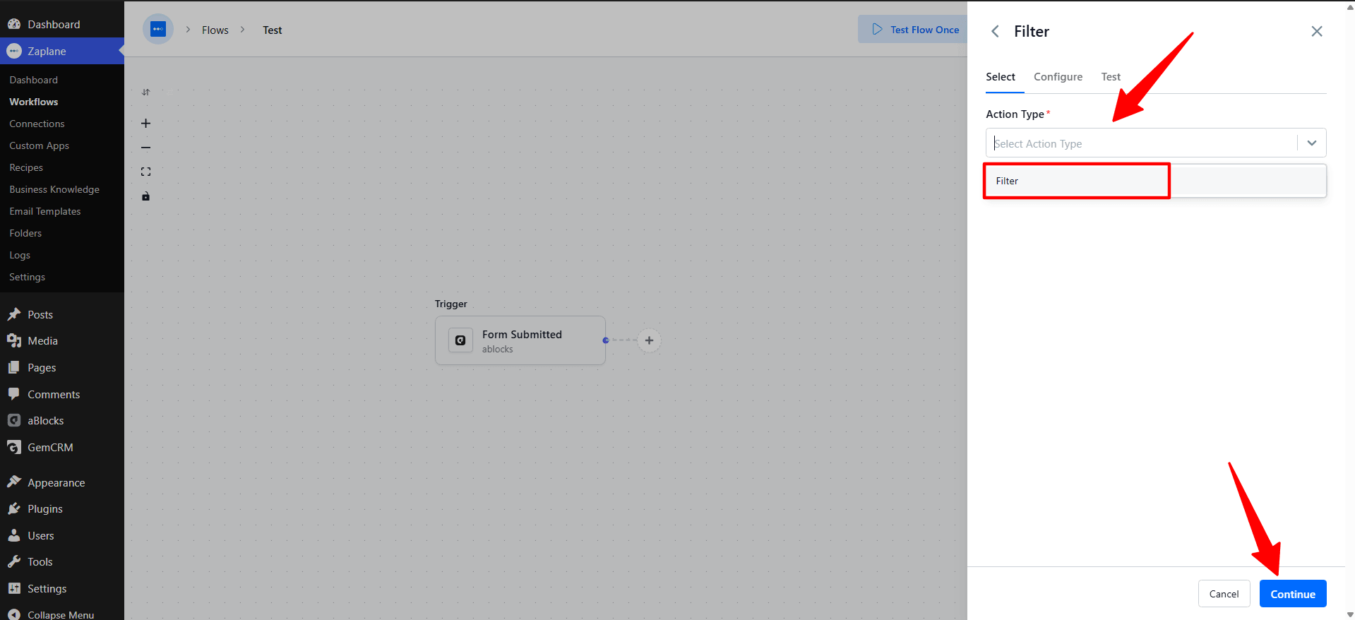 Select Filter Select Filter