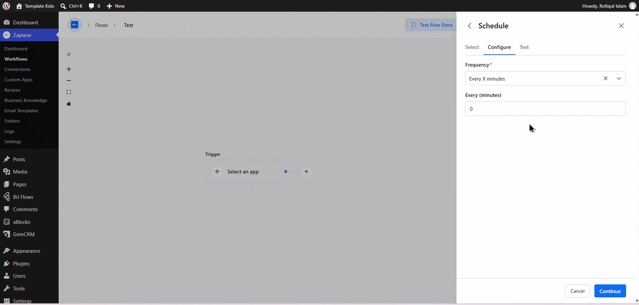 Configure the Trigger Configure the Trigger