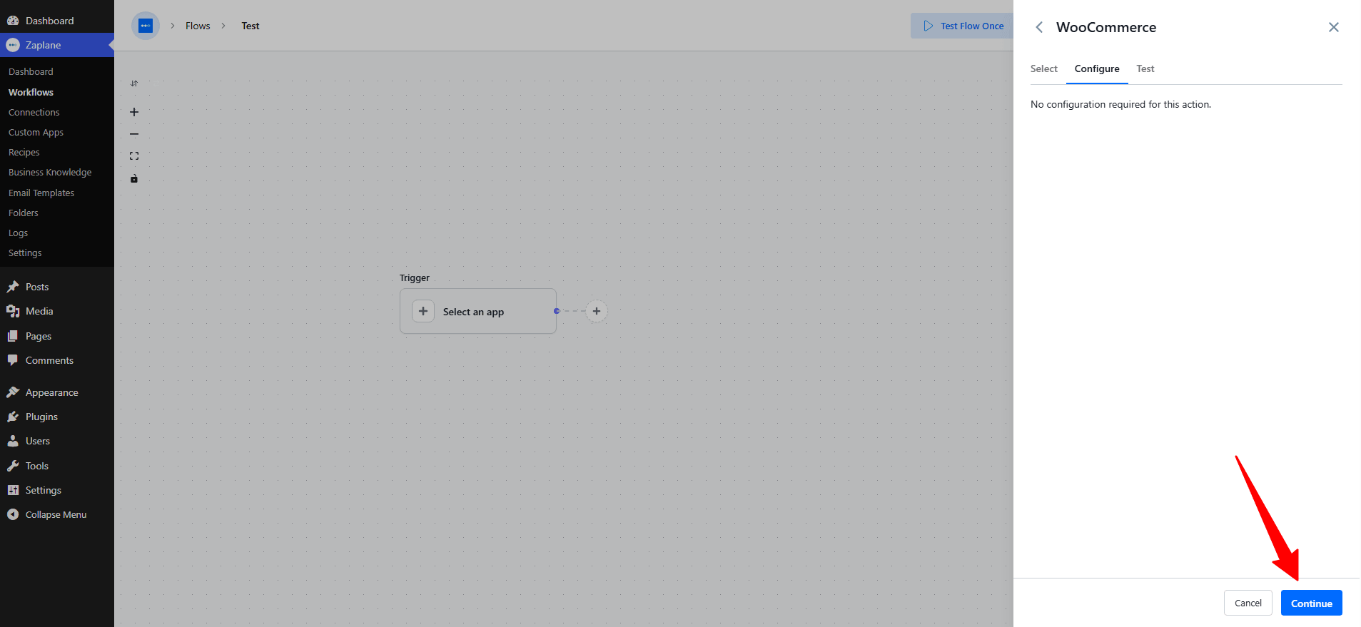 Configure the Trigger Configure the Trigger