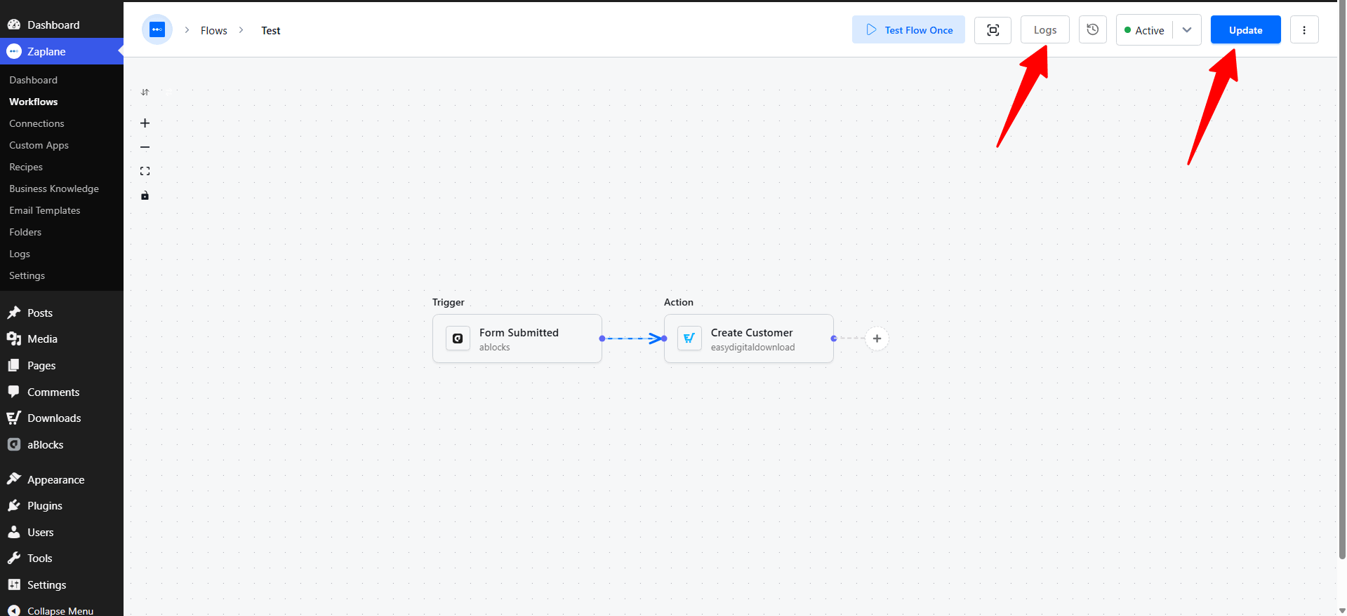 Update and Activate the Workflow Update and Activate the Workflow