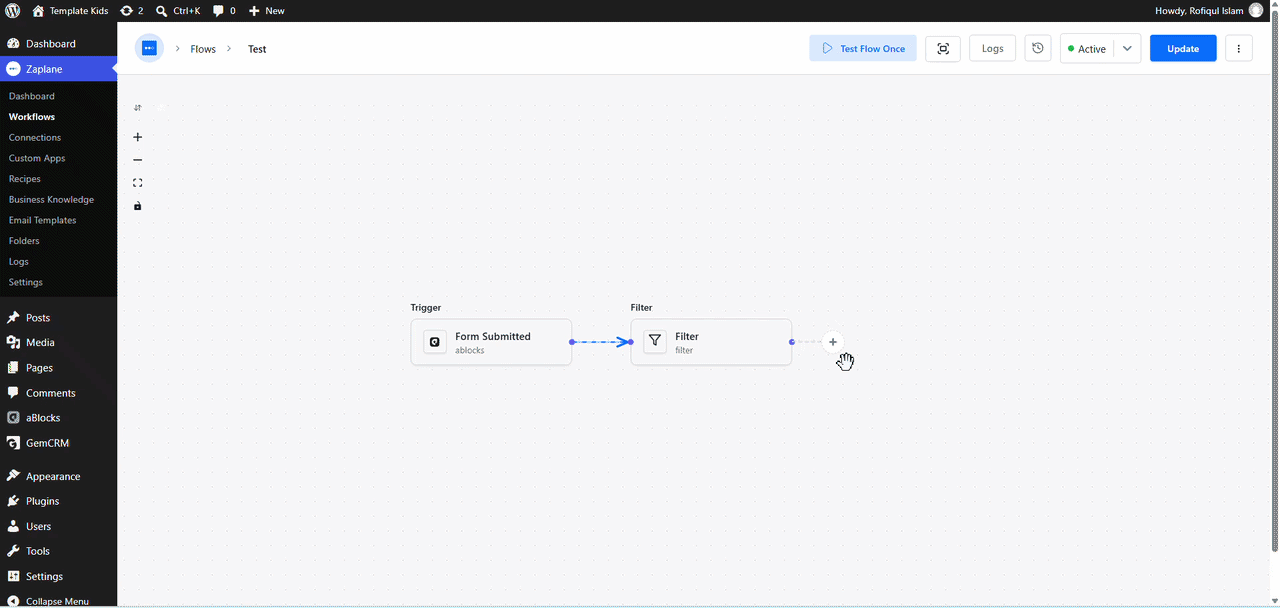 Zaplane workflow Zaplane workflow