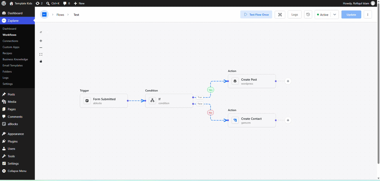 condition and follows the matching path condition and follows the matching path