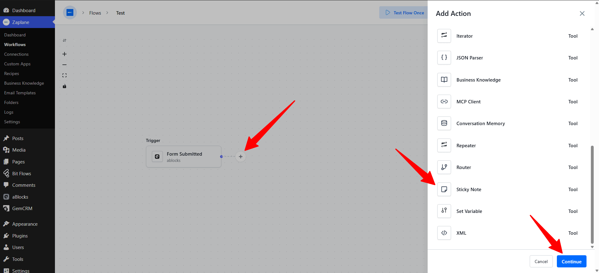 Add the Sticky Note Tool Add the Sticky Note Tool