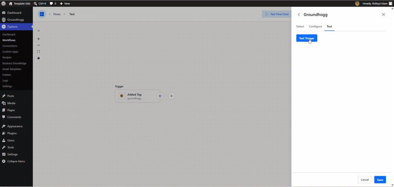 Activate the Workflow