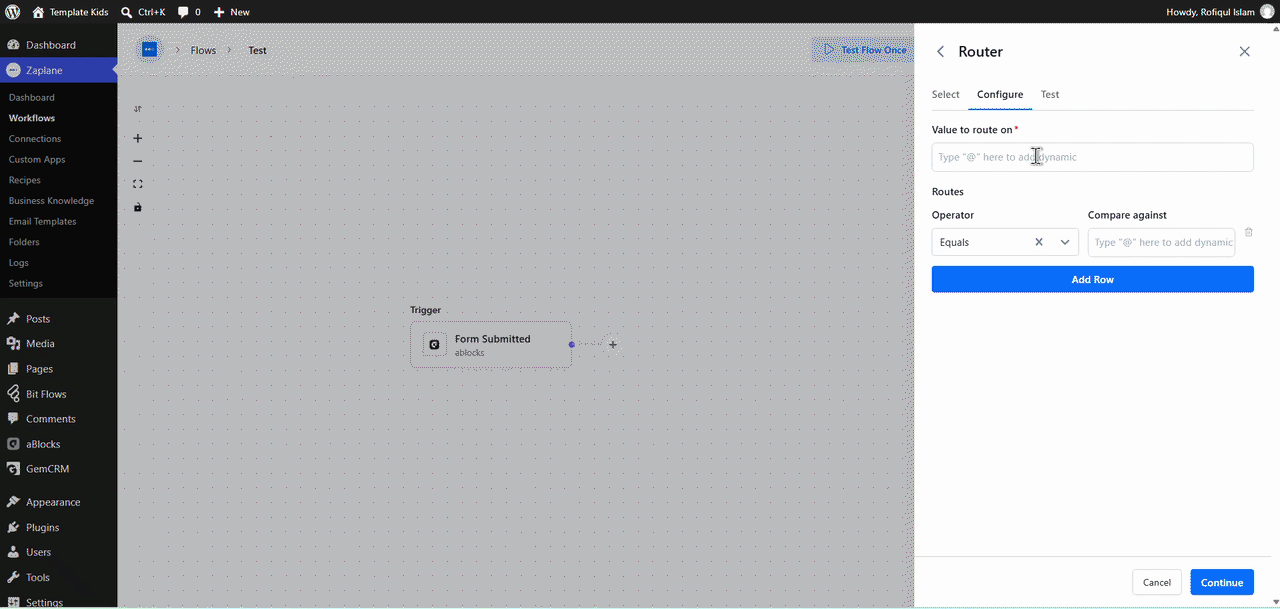 Configure 