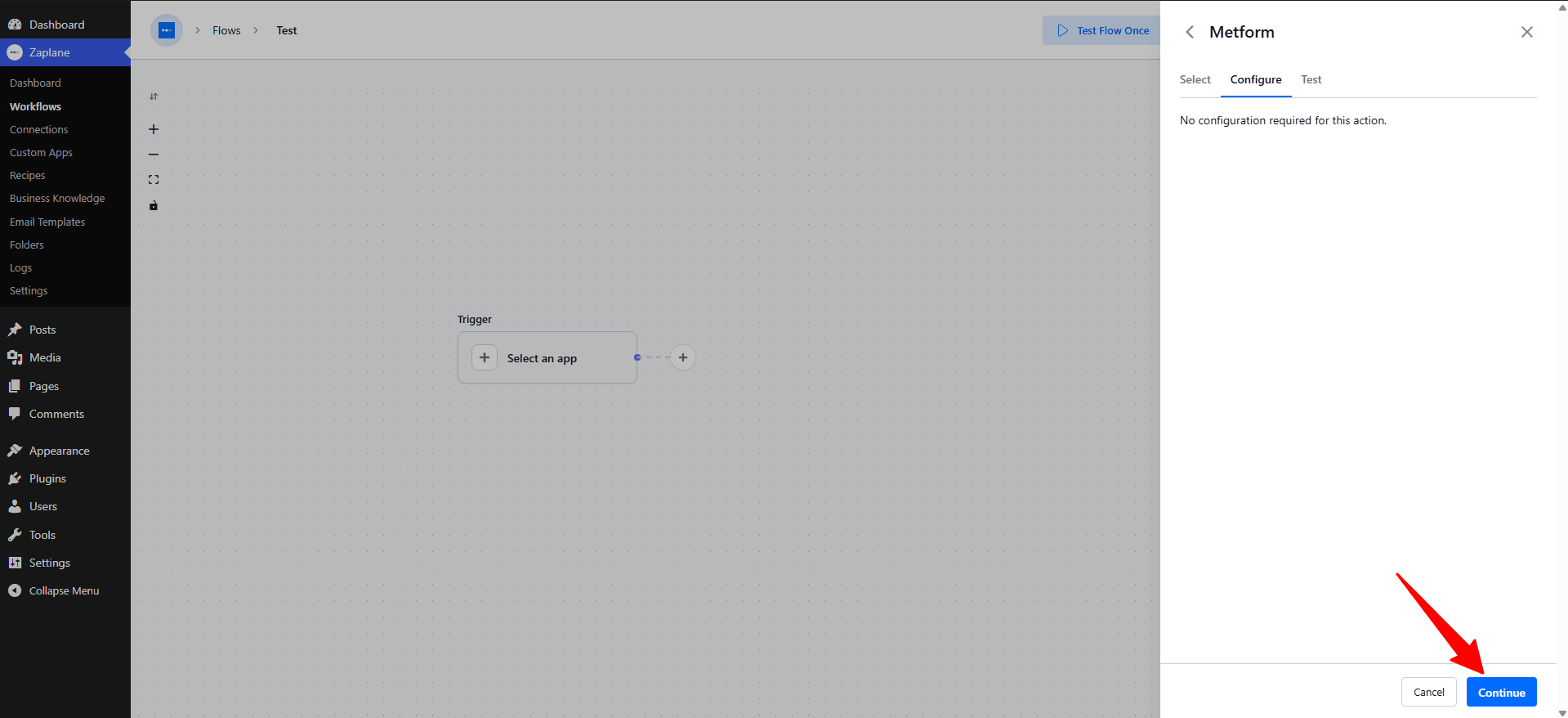 Configure the Trigger Configure the Trigger