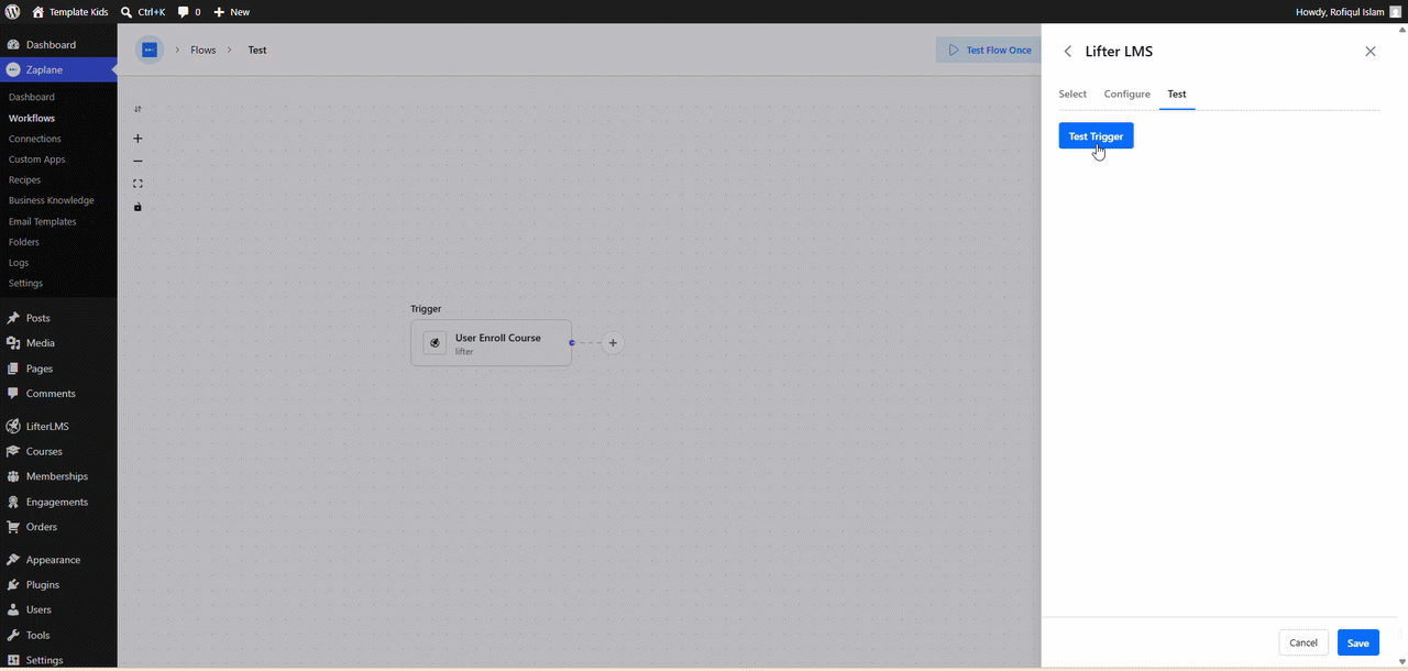 Test and Activate the Workflow Test and Activate the Workflow