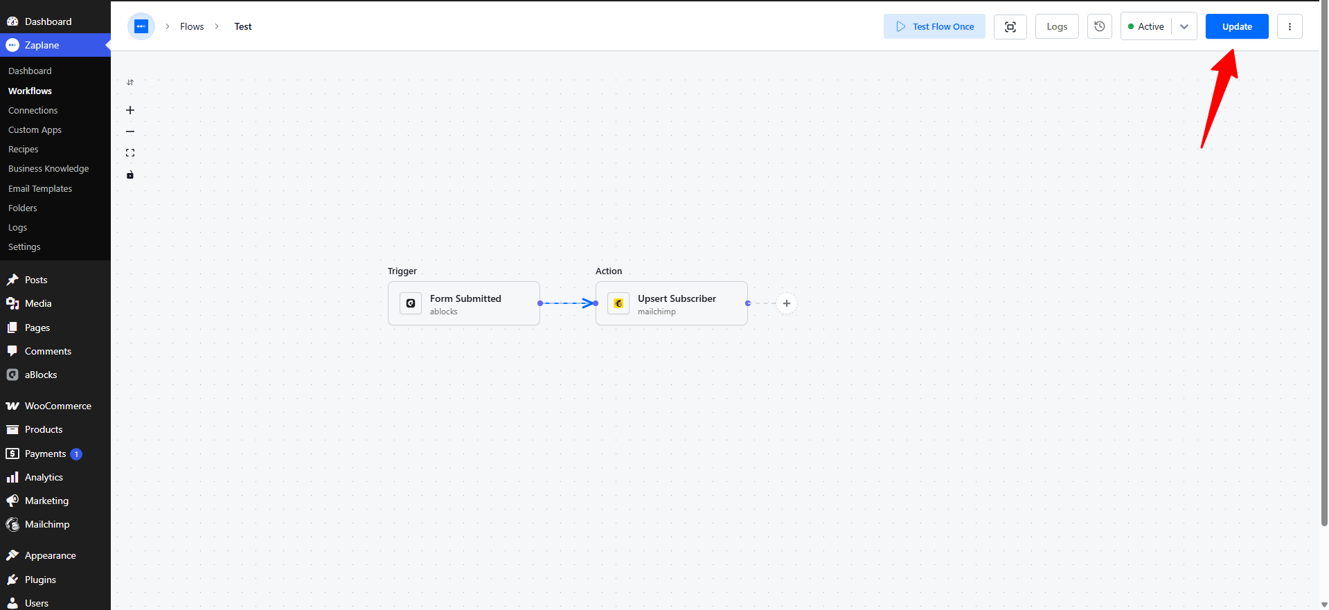 Update and Activate the Workflow Update and Activate the Workflow