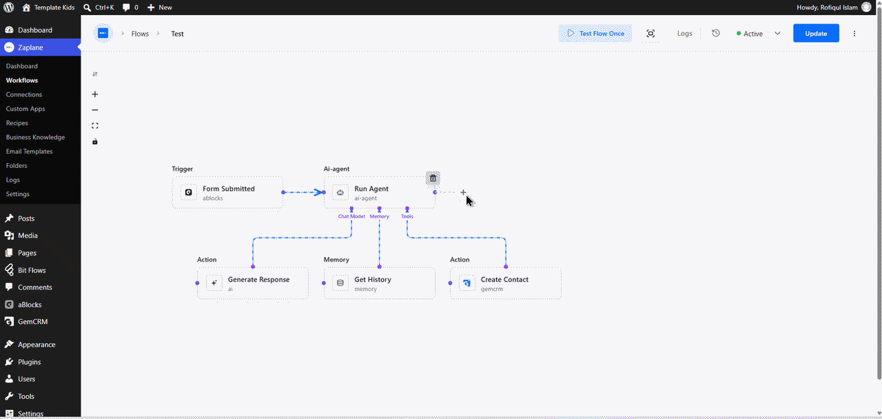 Continue the Workflow After the Agent Continue the Workflow After the Agent