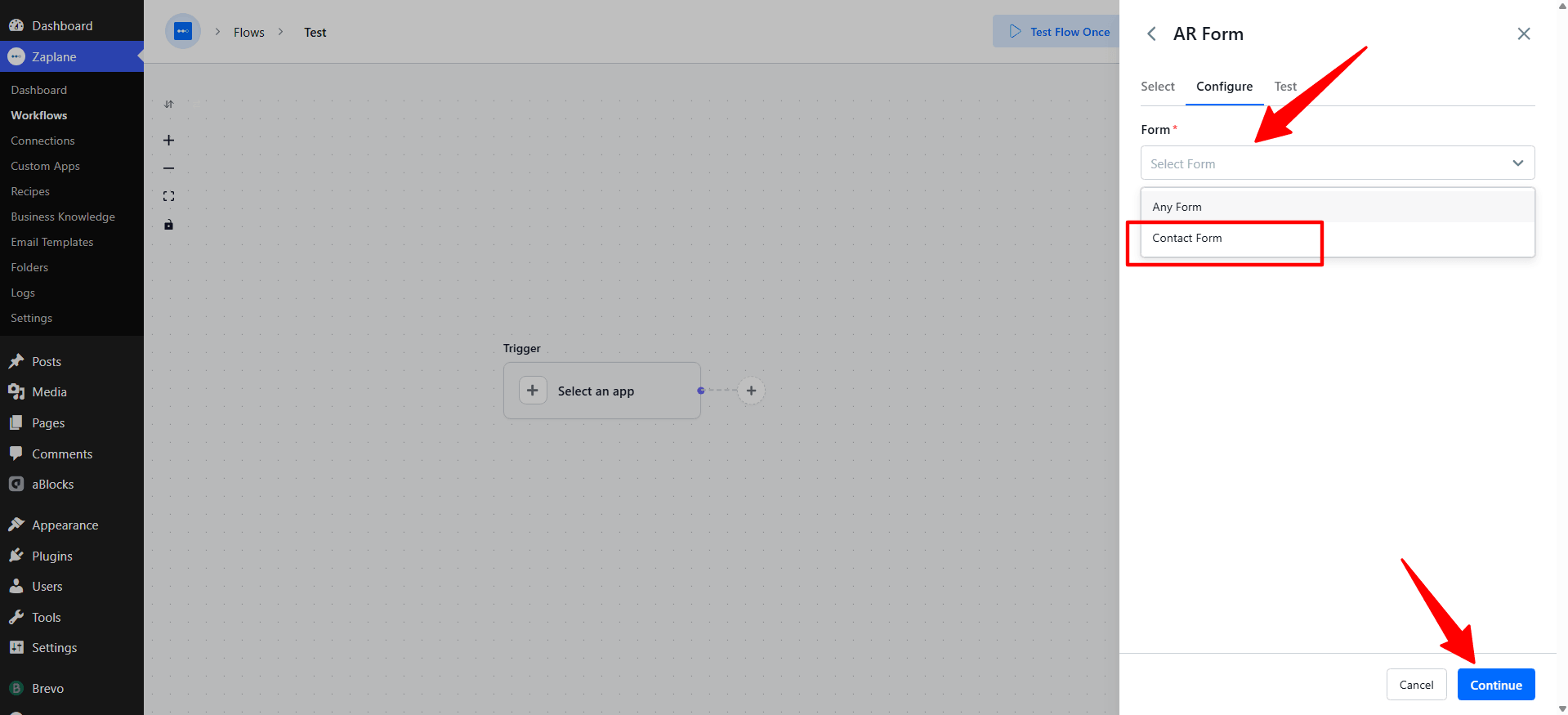 Configure the Trigger Configure the Trigger